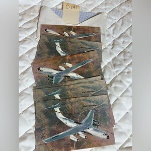 Lockheed C-141 Starlifter, a retired military strategic airlifter postcards